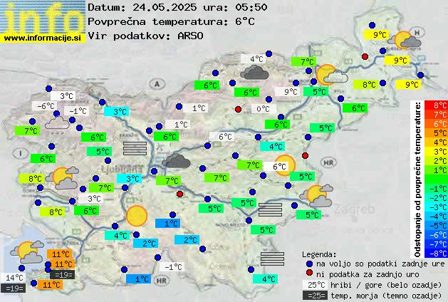 Trenutno vreme Slovenj Gradec