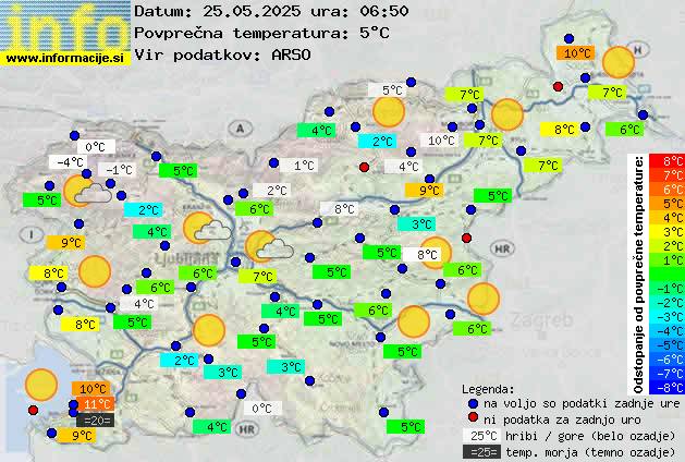 Trenutno vreme Jesenice