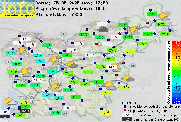 Trenutno vreme Slovenska Bistrica