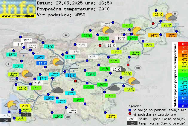 Trenutno vreme Nova Gorica