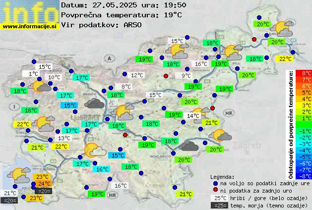 Trenutno vreme Kranjska Gora