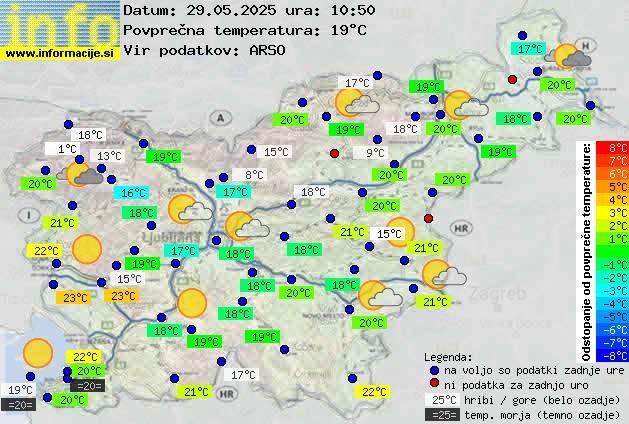 Trenutno vreme Škofja Loka