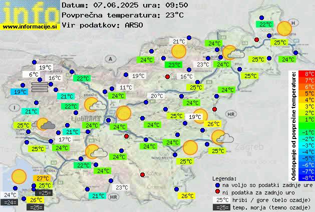 Trenutno vreme Ajdovščina