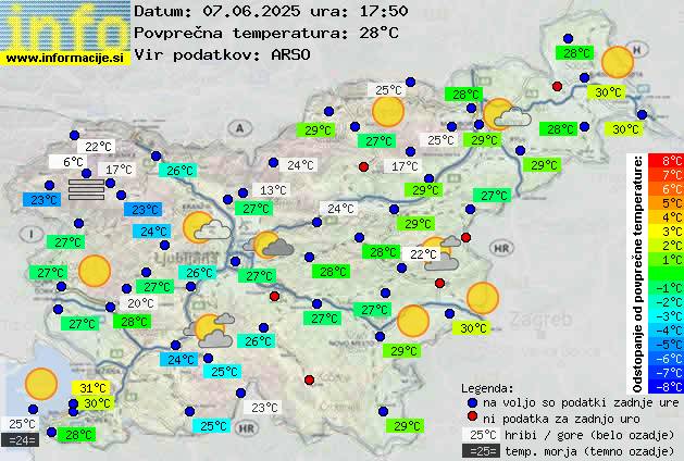 Trenutno vreme Murska Sobota