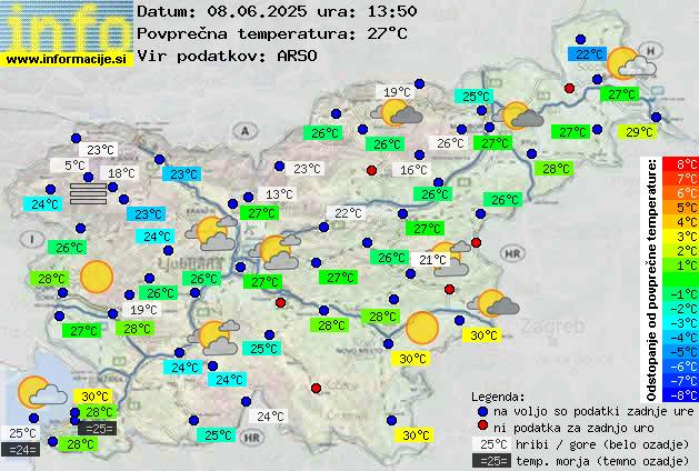 Trenutno vreme Litija