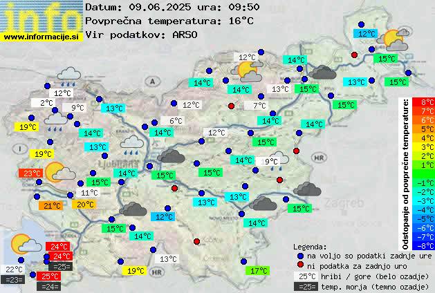 Trenutno vreme Jesenice