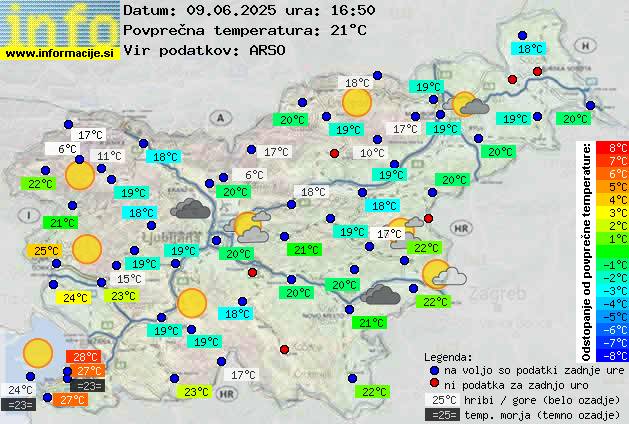 Trenutno vreme Rogaška Slatina