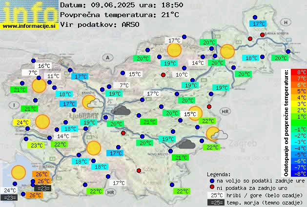 Trenutno vreme Kranjska Gora