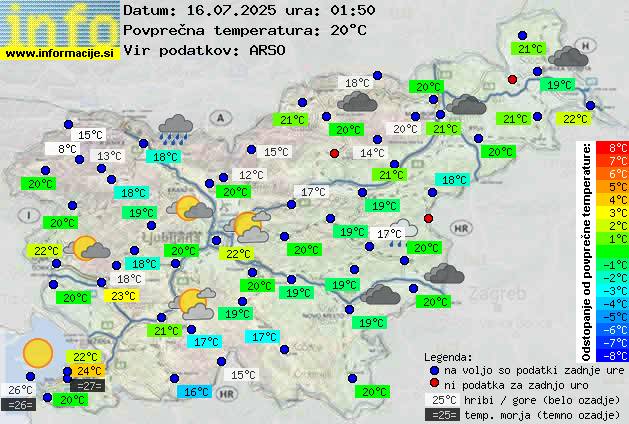 Trenutno vreme Murska Sobota