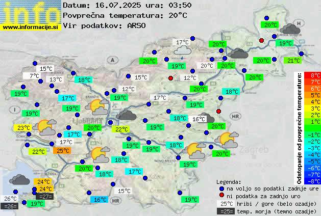 Trenutno vreme Kranj