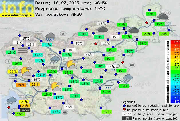 Trenutno vreme Litija