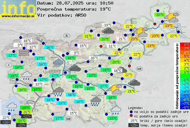 Trenutno vreme Ajdovščina