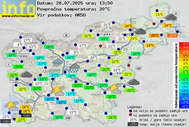 Trenutno vreme Logatec
