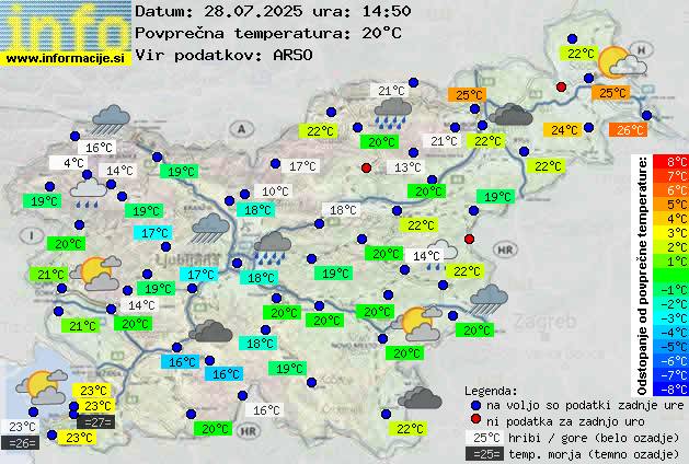 Trenutno vreme Logatec