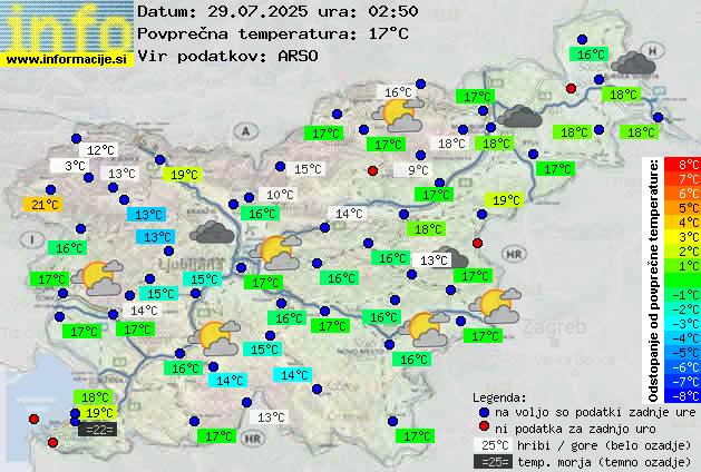 Trenutno vreme Ajdovščina