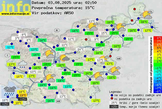 Trenutno vreme Radovljica