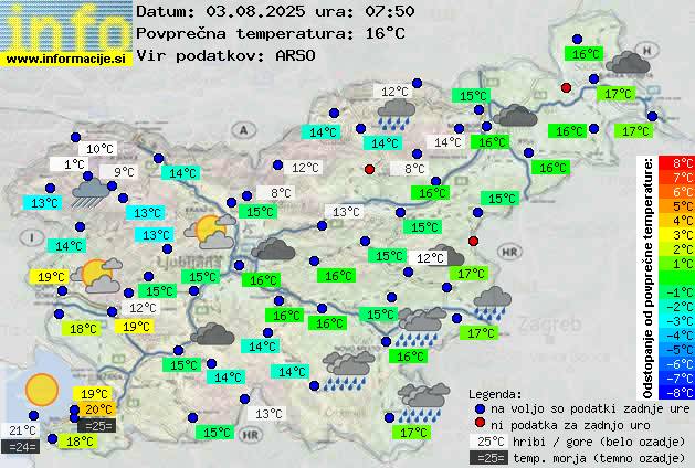Trenutno vreme Rogaška Slatina