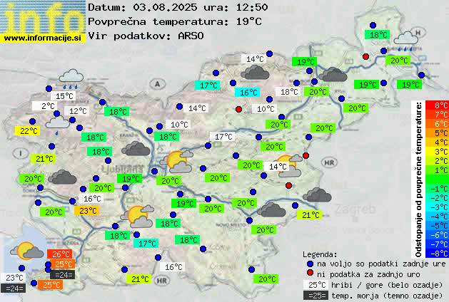 Trenutno vreme Logatec