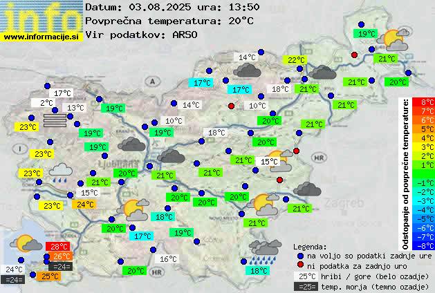 Trenutno vreme Logatec