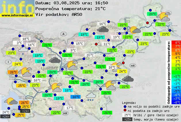 Trenutno vreme Logatec