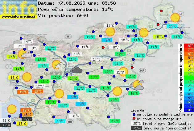Trenutno vreme Ajdovščina