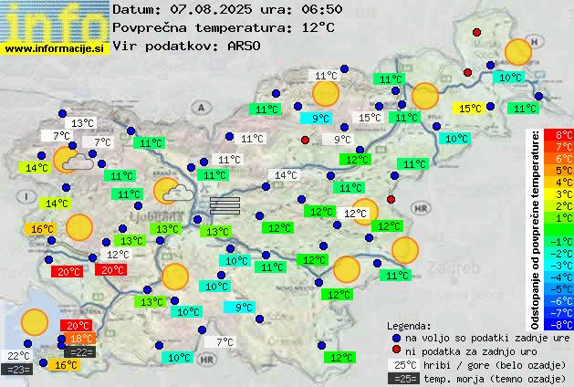 Trenutno vreme Ajdovščina