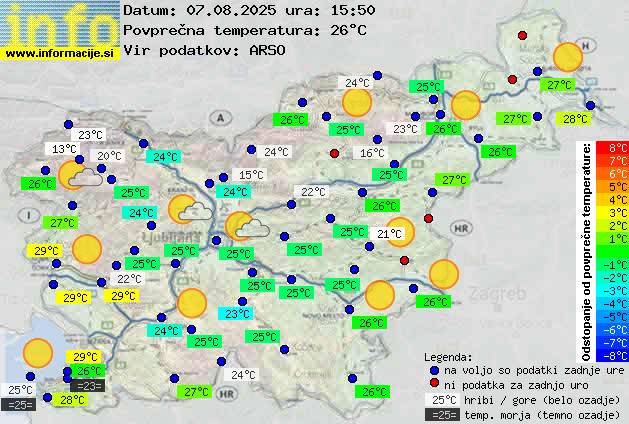 Trenutno vreme Ajdovščina
