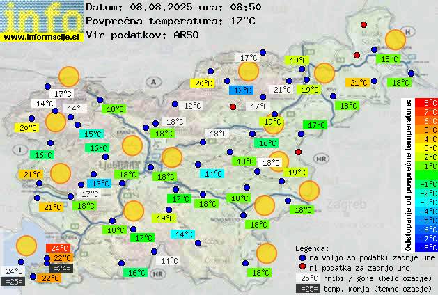 Trenutno vreme Kranjska Gora