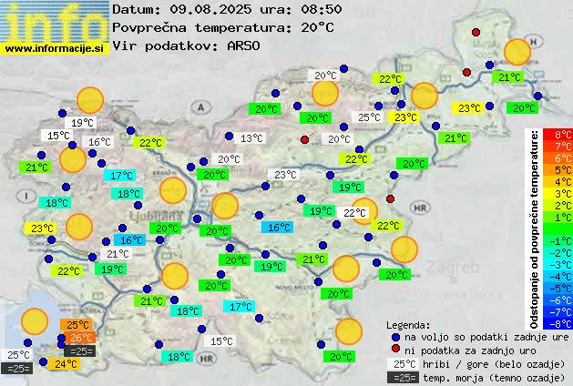 Trenutno vreme Ajdovščina