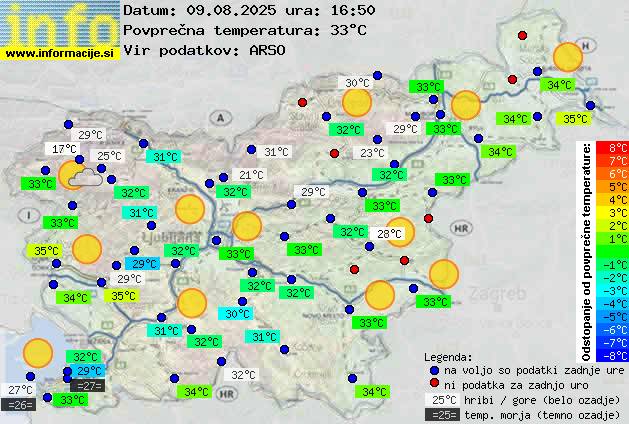 Trenutno vreme Ajdovščina