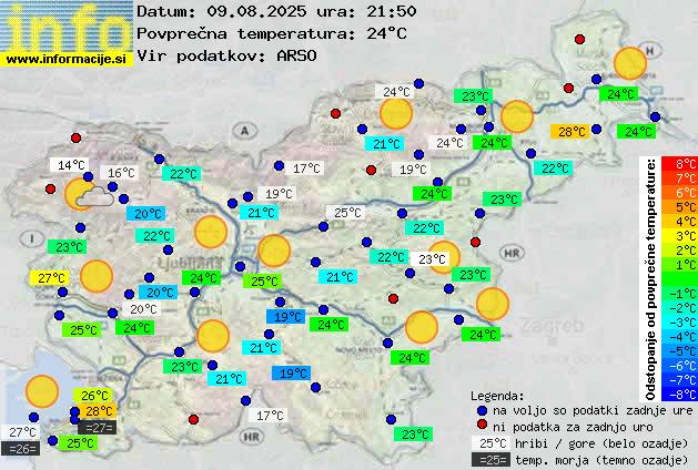 Trenutno vreme Ajdovščina