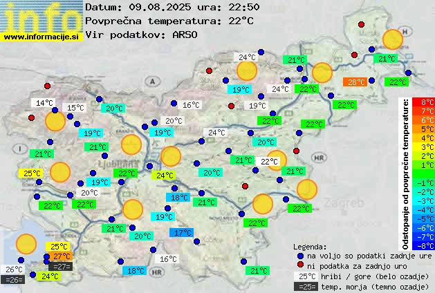 Trenutno vreme Ajdovščina