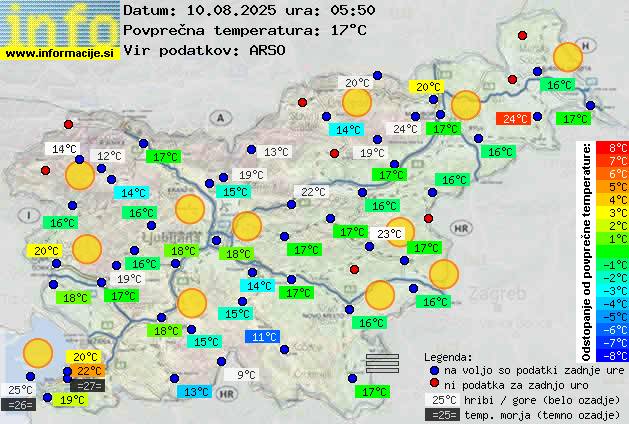Trenutno vreme Ajdovščina