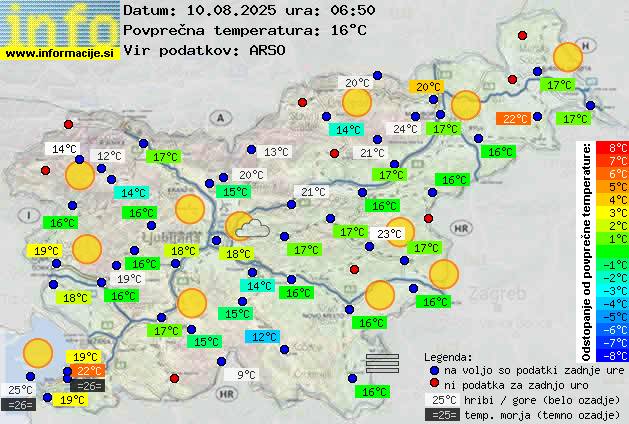 Trenutno vreme Ajdovščina