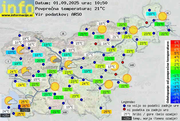 Trenutno vreme Kranjska Gora