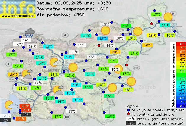 Trenutno vreme Slovenj Gradec