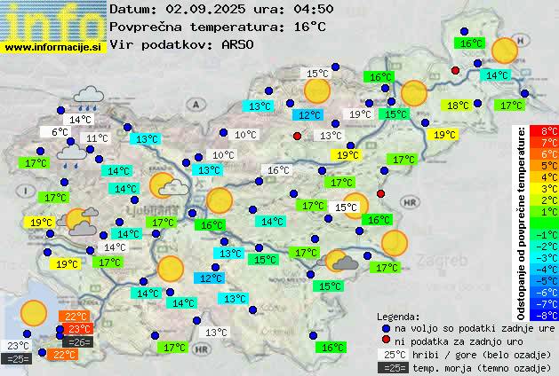 Trenutno vreme Postojna