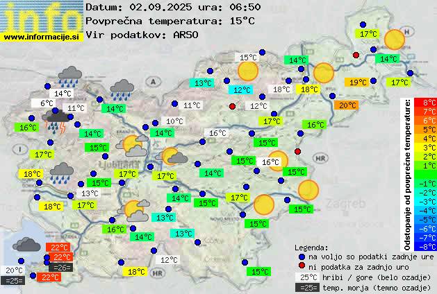 Trenutno vreme Novo mesto