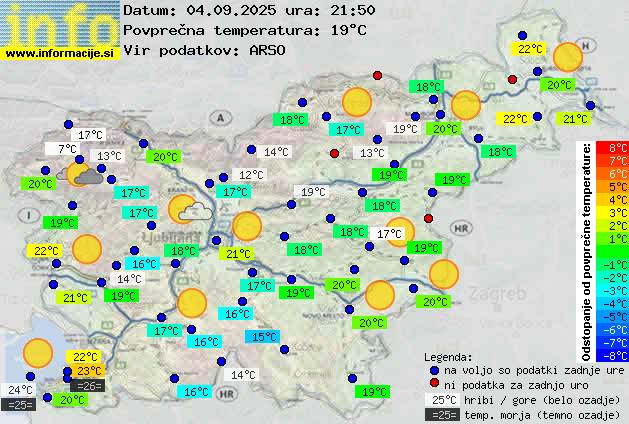 Trenutno vreme Škofja Loka