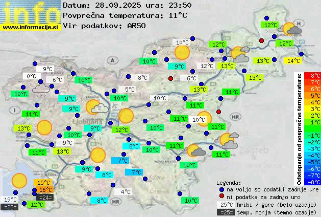 Trenutno vreme Velenje