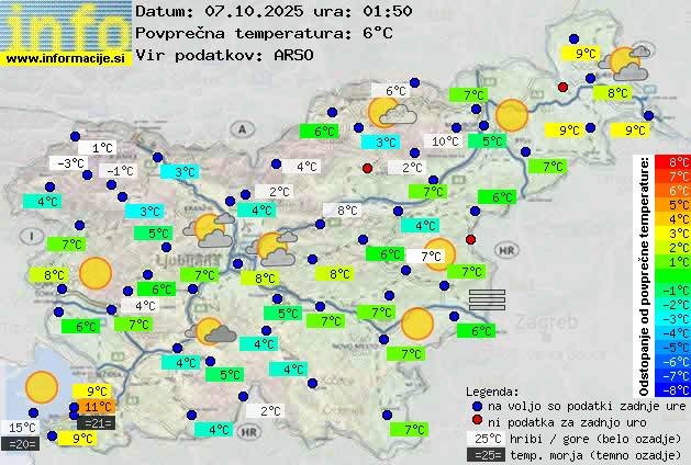 Trenutno vreme Vrhnika