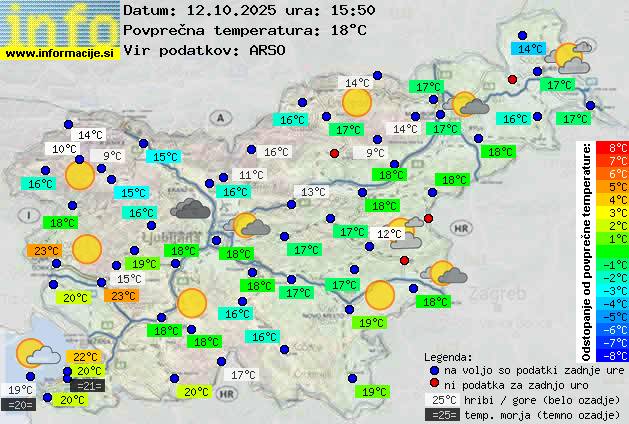 Trenutno vreme Zagorje ob Savi