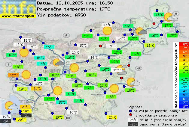 Trenutno vreme Kranjska Gora