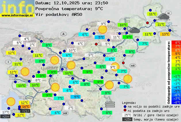 Trenutno vreme Jesenice
