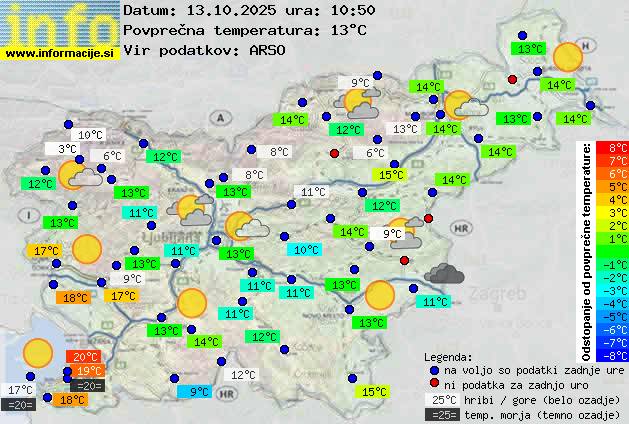 Trenutno vreme Jesenice