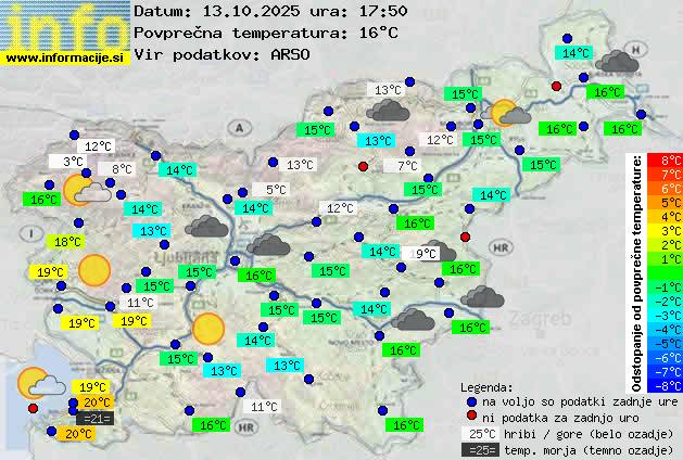 Trenutno vreme Škofja Loka