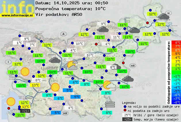 Trenutno vreme Ravne na Koroškem
