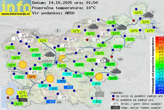 Trenutno vreme Rogaška Slatina