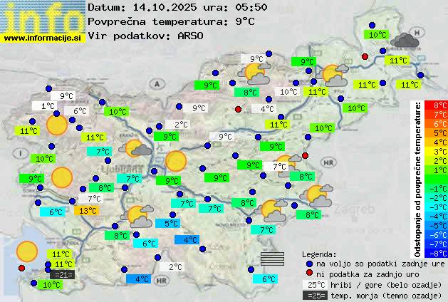 Trenutno vreme Slovenj Gradec