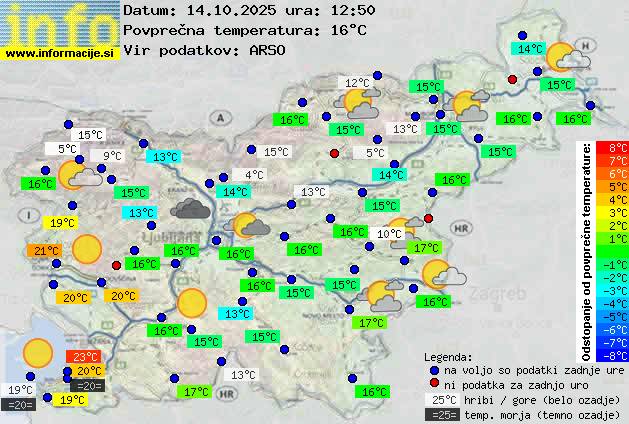 Trenutno vreme Jesenice